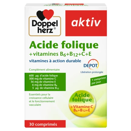 Doppelherz aktiv Acide folique DEPOT Vue de face
