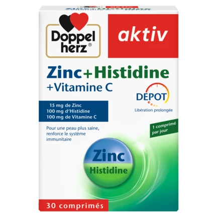 Doppelherz aktiv Zinc + Histidine Vue de face