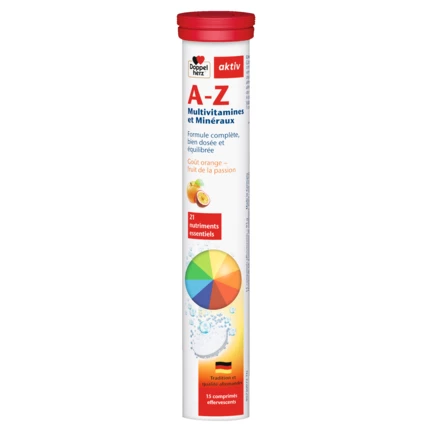 Doppelherz aktiv A-Z comprimés effervescents Vue de face