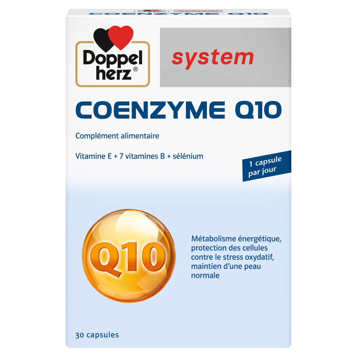 Doppelherz system COENZYME Q10  Vue de face